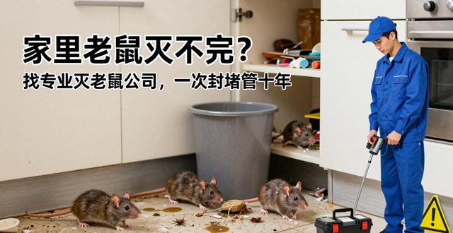 家里老鼠灭不完？找专业灭老鼠公司，一次封堵管十年