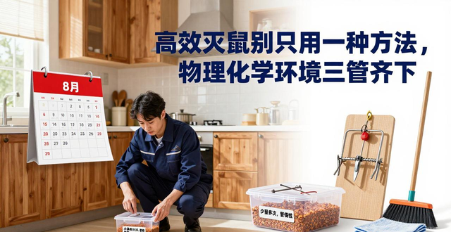 高效灭老鼠别只用一种方法，物理化学环境三管齐下